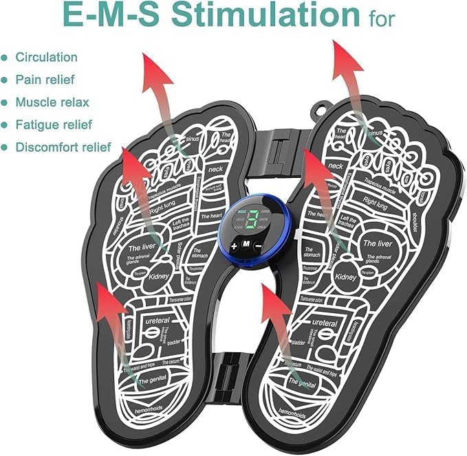 New EMS Foot Massager Mat for Neuropathy - Foot for Pain Plantar Relief