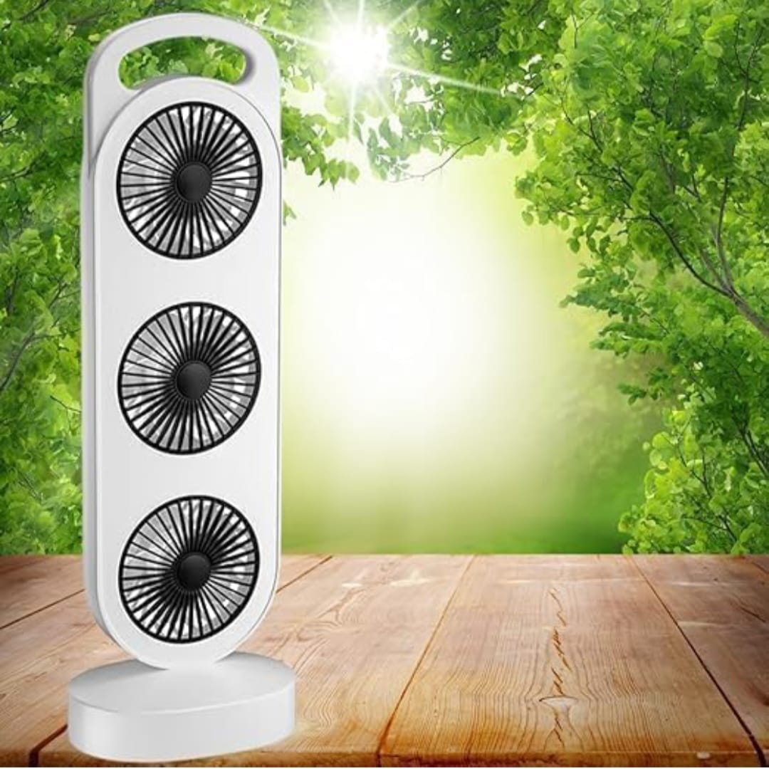 Mini Rechargeable Tower Fan β 3-in-1 USB Air Cooler