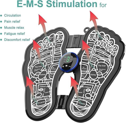 New EMS Foot Massager Mat for Neuropathy - Foot for Pain Plantar Relief